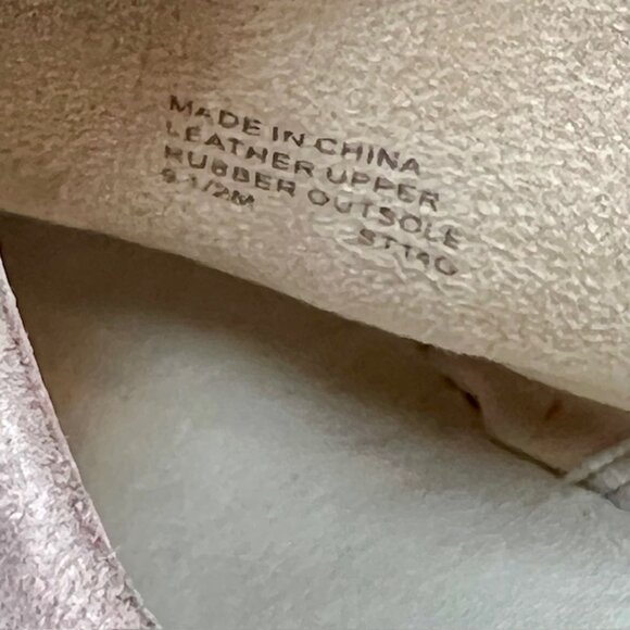 Michael Kors Clara Taupe Suede /Snakeskin Print Ankle Boots Size 9.5M - Picture 8 of 10